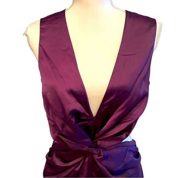 One 33 Social Badgley Mishka Cut Out Dress Gown Size 8 - Picture 5 of 11